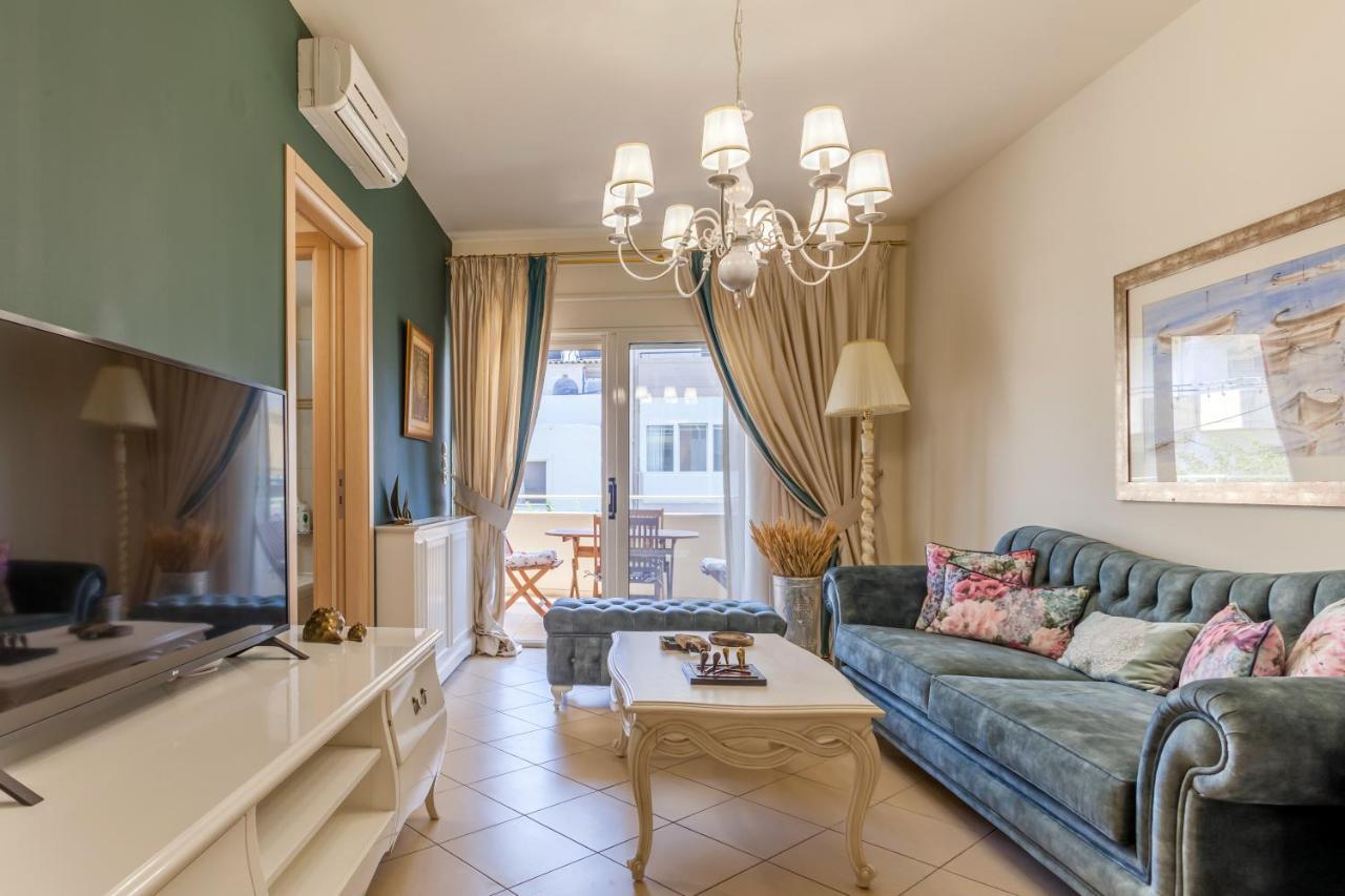 Stylish & Luxury Apartment - Self Check In - Free Parking Heraklion  Bagian luar foto